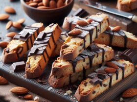 biscotti senza glutine alla farina di mandorle e cioccolato per merende dolci