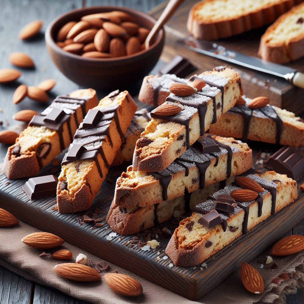 biscotti senza glutine alla farina di mandorle e cioccolato per merende dolci