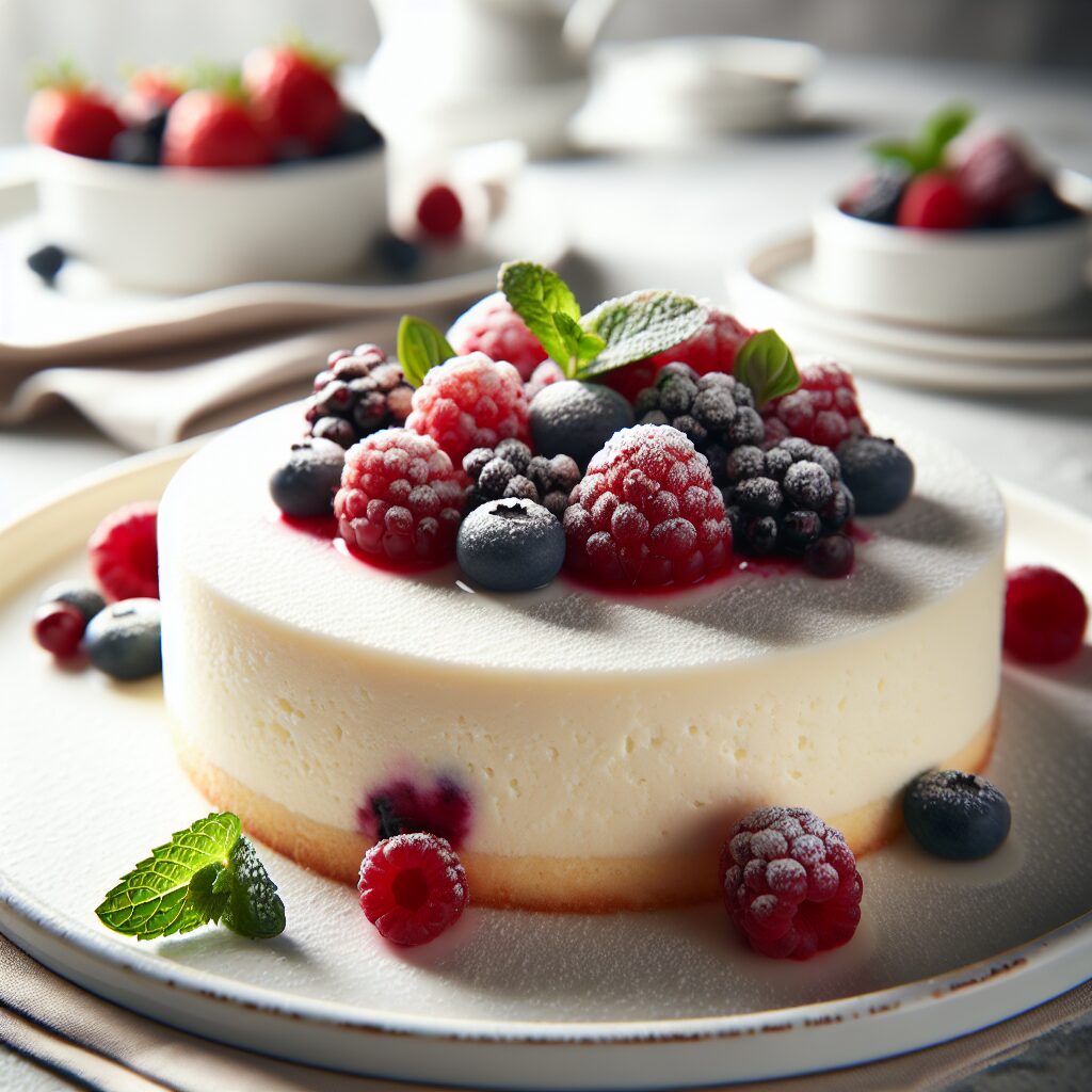 torta senza glutine al cioccolato bianco e frutti di bosco per dessert primaverili