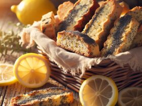 biscotti senza glutine al limone e semi di papavero per uno snack leggero