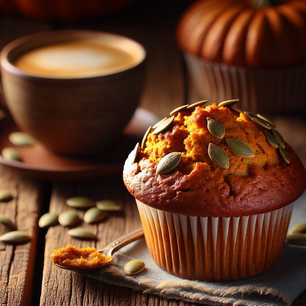 muffin senza glutine alla zucca e spezie per colazioni speziate