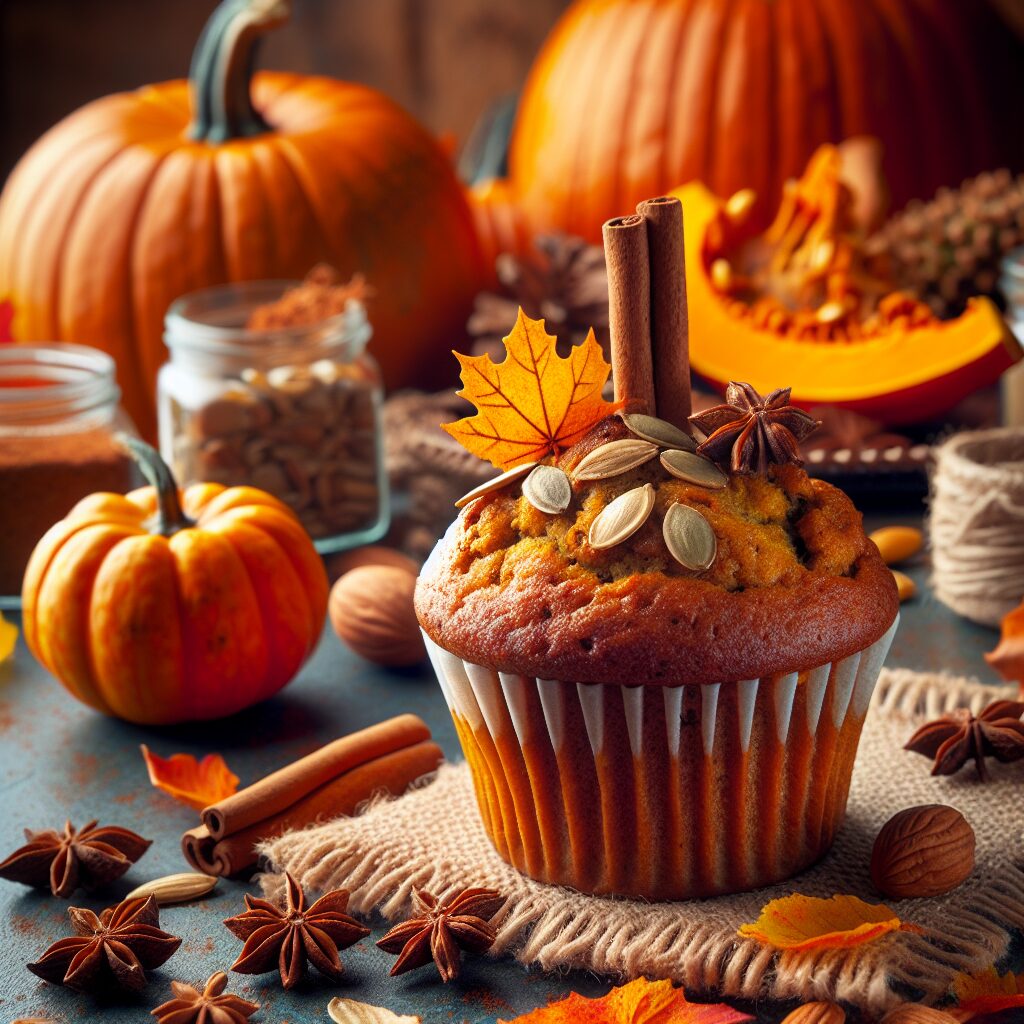 muffin senza glutine alla zucca e spezie per un'autentica atmosfera autunnale