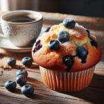 muffin senza glutine ai mirtilli e yogurt per colazioni salutari