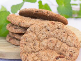 biscotti senza glutine al cioccolato e menta per uno snack rinfrescante e goloso