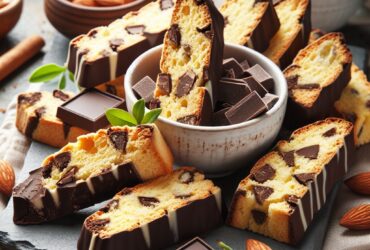 biscotti senza glutine alla farina di mandorle e cioccolato per merende delicate