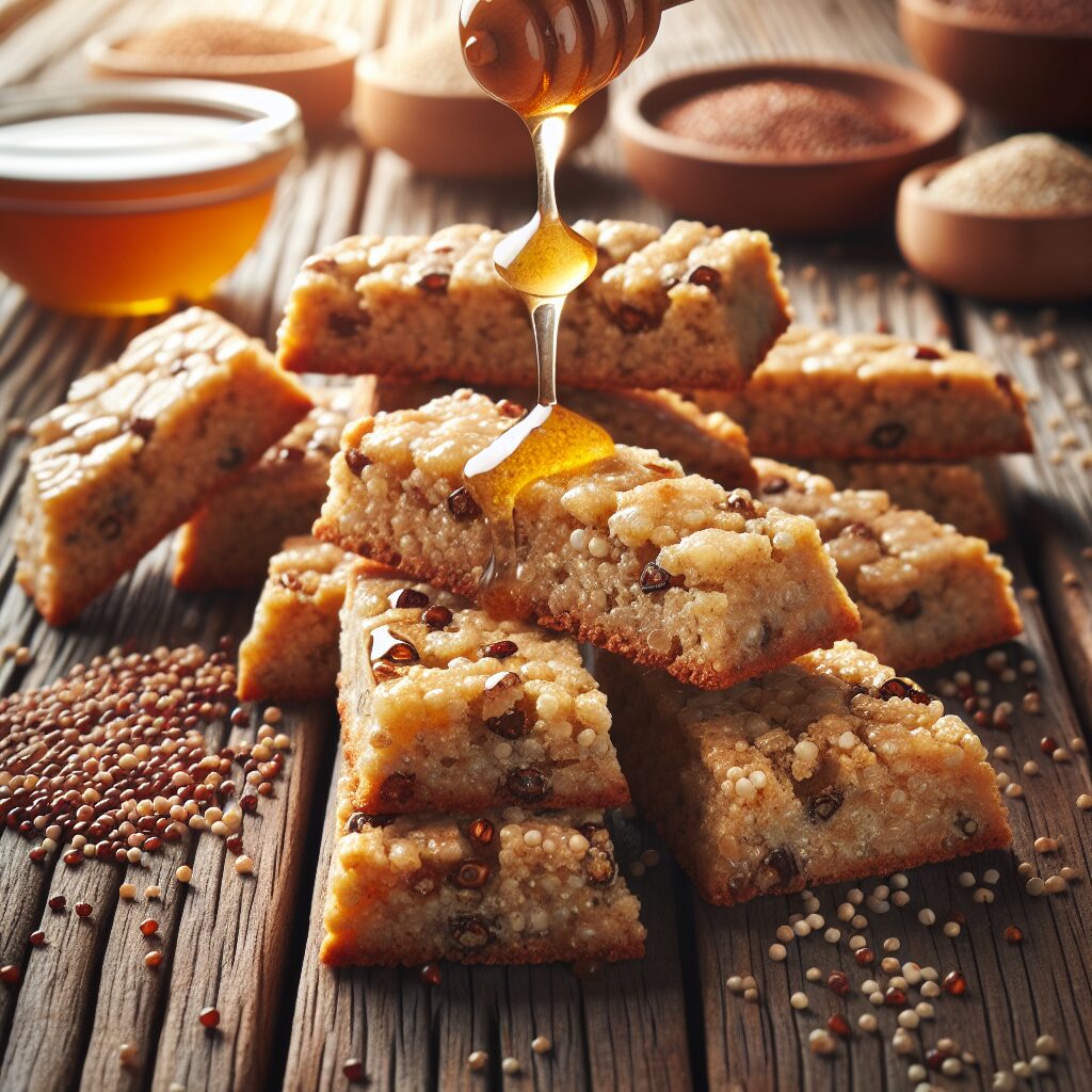 biscotti senza glutine alla quinoa e miele per snack salutari