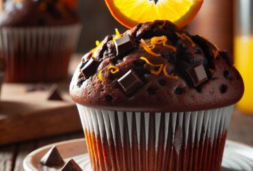 muffin senza glutine al cioccolato fondente e arancia per un mix di gusto e freschezza