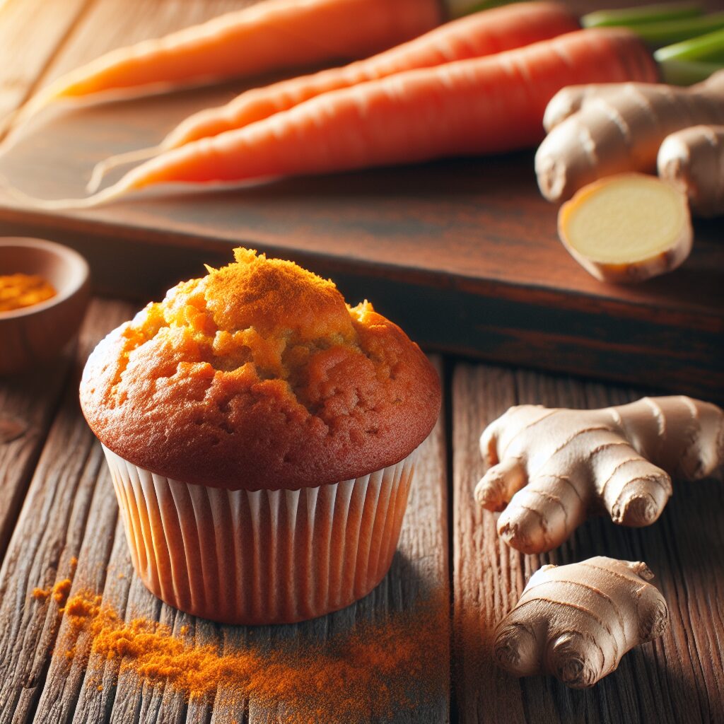 muffin senza glutine alla carota e zenzero per un inizio giornata speziato