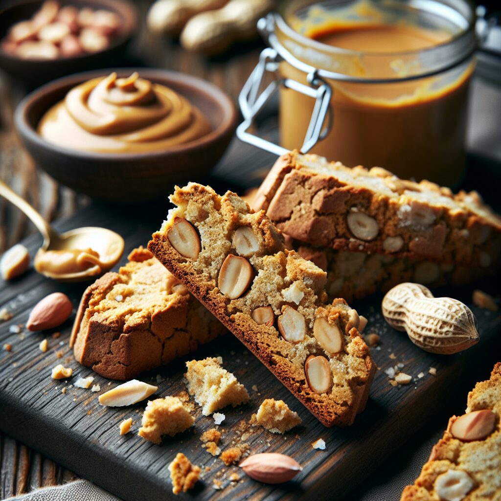 biscotti senza glutine al burro di arachidi per snack pomeridiani