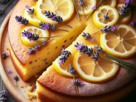 torta senza glutine al limone e lavanda per dolci aromatici