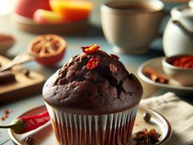 muffin senza glutine al cioccolato e peperoncino per una colazione audace e speziata