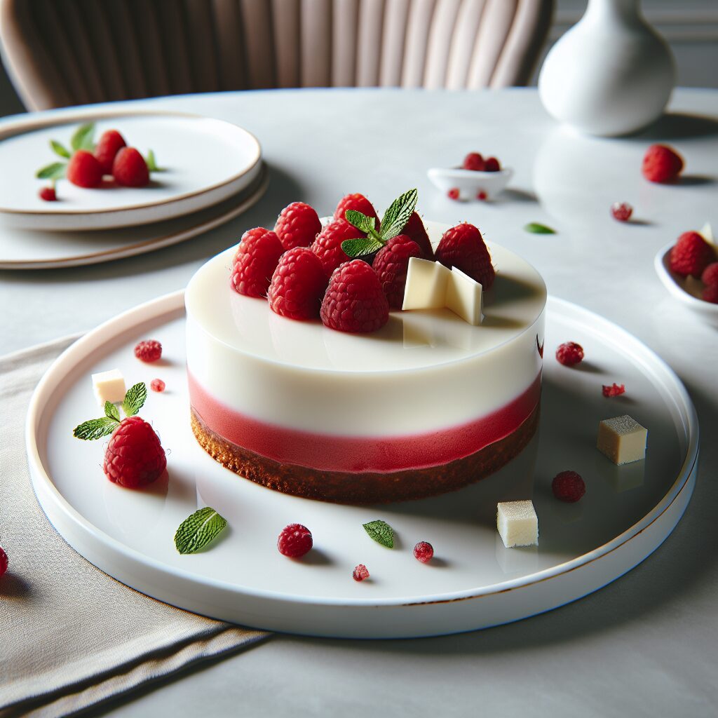 torta senza glutine ai lamponi e cioccolato bianco per dolci eleganti