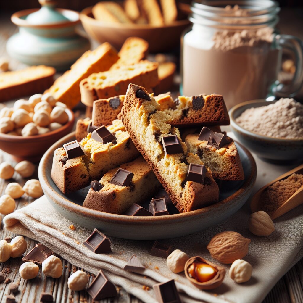 biscotti senza glutine alla farina di ceci e cioccolato per merende salutari