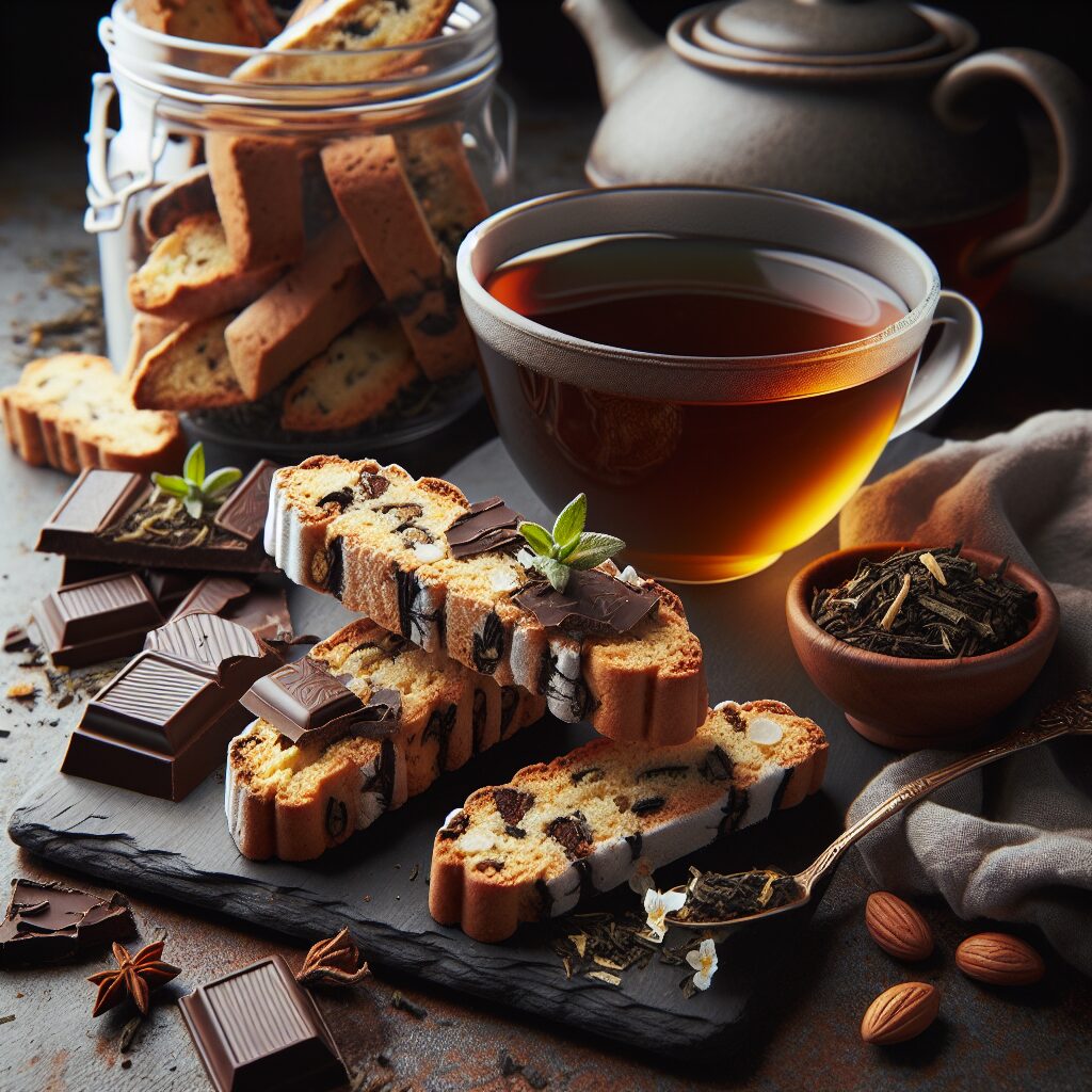 biscotti senza glutine al tè earl grey e cioccolato per merende raffinate