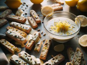 biscotti senza glutine al limone e semi di finocchio per snack aromatici