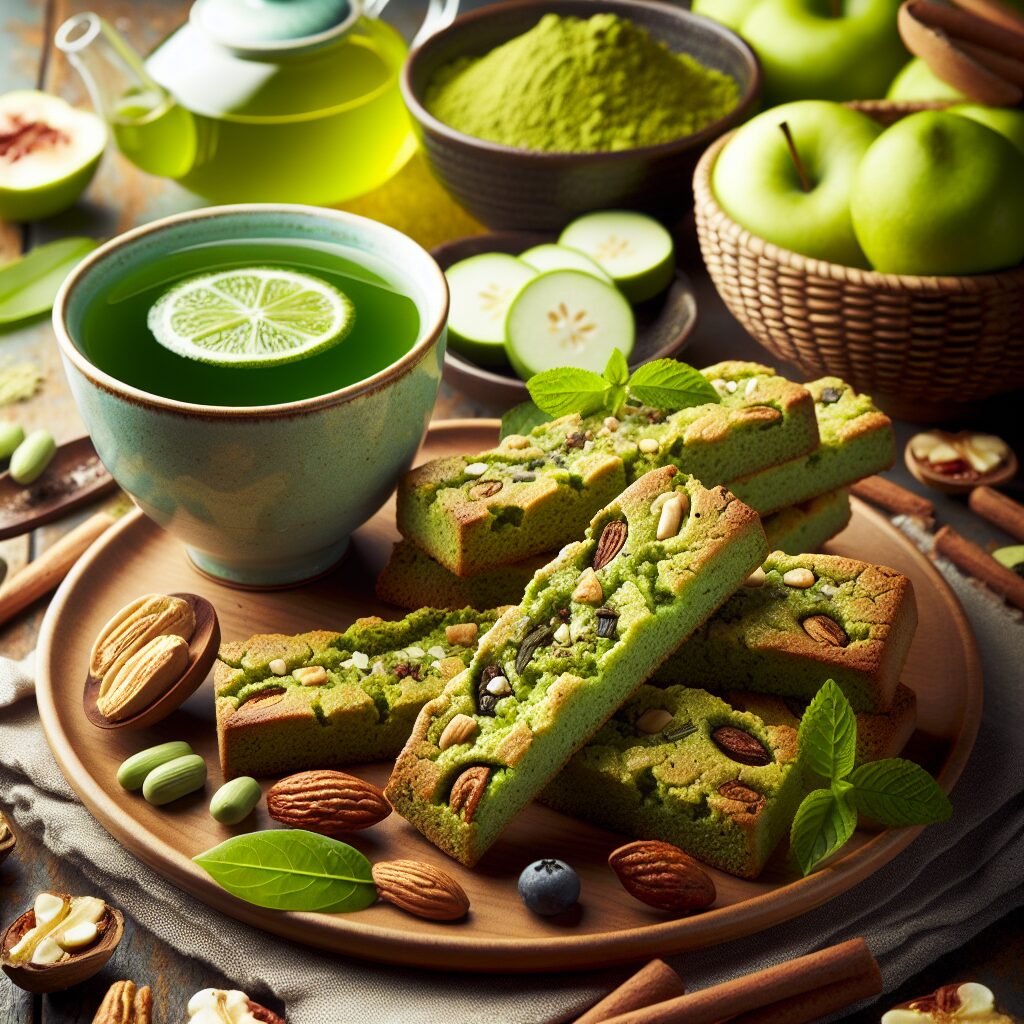 biscotti senza glutine al tè verde matcha per merende originali e salutari