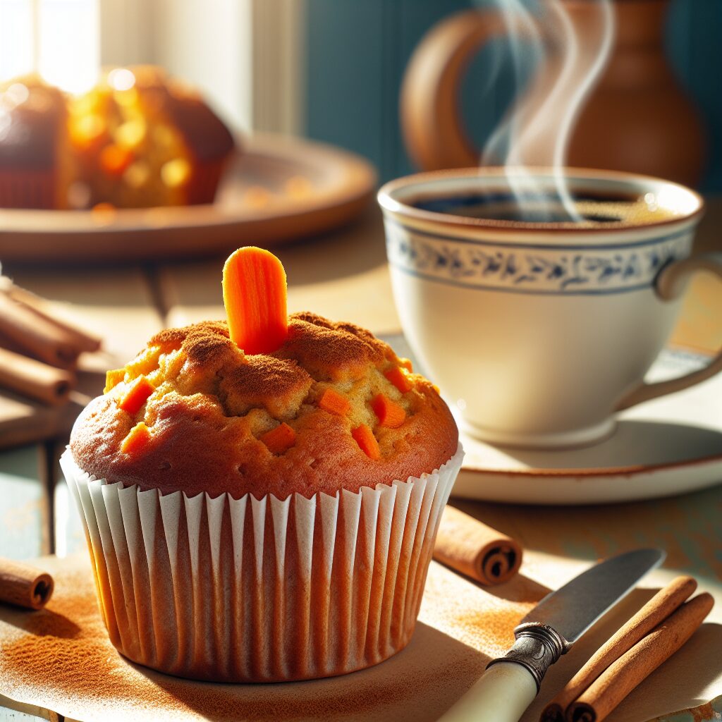 muffin senza glutine alla carota e cannella per colazioni speziate