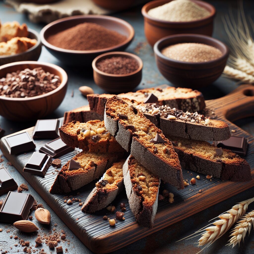 biscotti senza glutine alla farina di amaranto e cioccolato per snack salutari