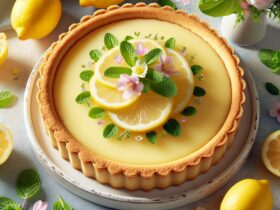 torta senza glutine alla crema di limone per dolci primaverili