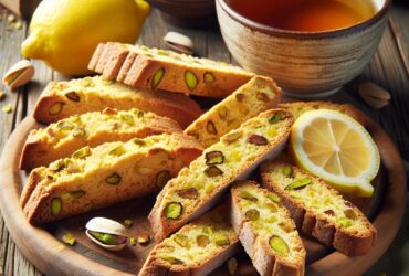 biscotti senza glutine al pistacchio e limone per uno snack rinfrescante