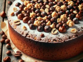 torta senza glutine al caffè e nocciole per dolci energizzanti