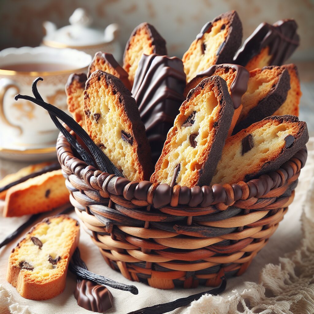 biscotti senza glutine alla vaniglia e cioccolato per merende dolci