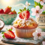 muffin senza glutine al cocco e fragola per colazioni primaverili