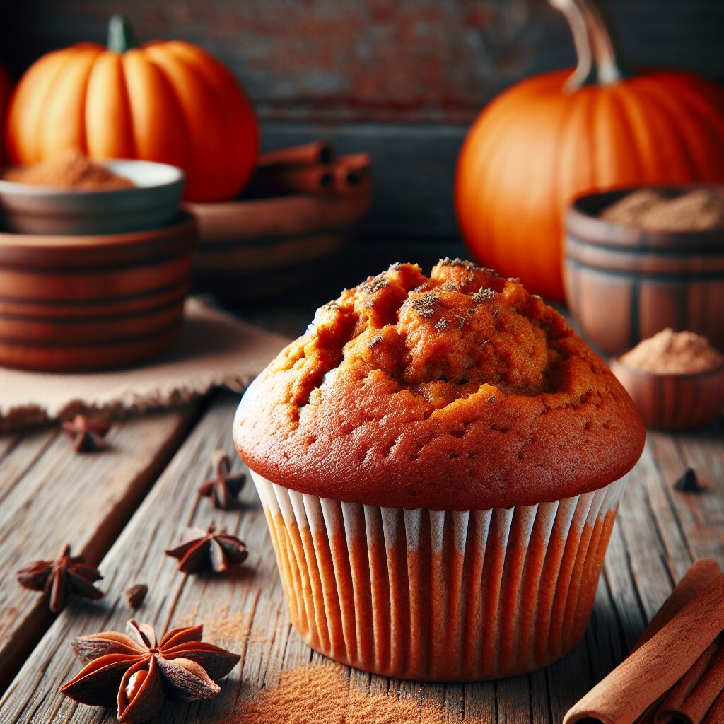 muffin senza glutine alla zucca e spezie per colazioni autunnali