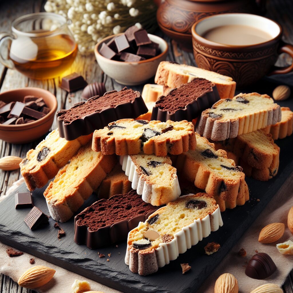 biscotti senza glutine alla vaniglia e cioccolato per merende dolci