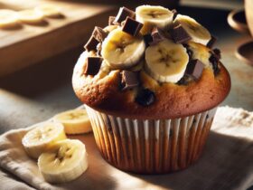 muffin senza glutine alla banana e cioccolato per una colazione dolce e saziante