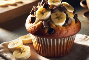 muffin senza glutine alla banana e cioccolato per una colazione dolce e saziante