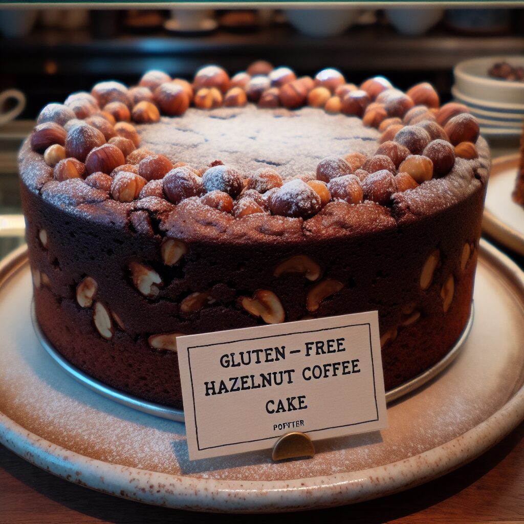 torta senza glutine alla nocciola e caffè per dolci intensi