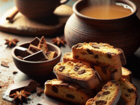 biscotti senza glutine al tè chai e cioccolato per uno snack speziato e dolce