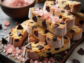 biscotti senza glutine al cioccolato e sale rosa per uno snack gourmet