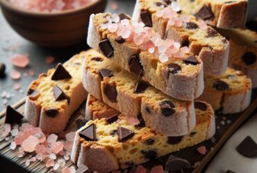 biscotti senza glutine al cioccolato e sale rosa per uno snack gourmet