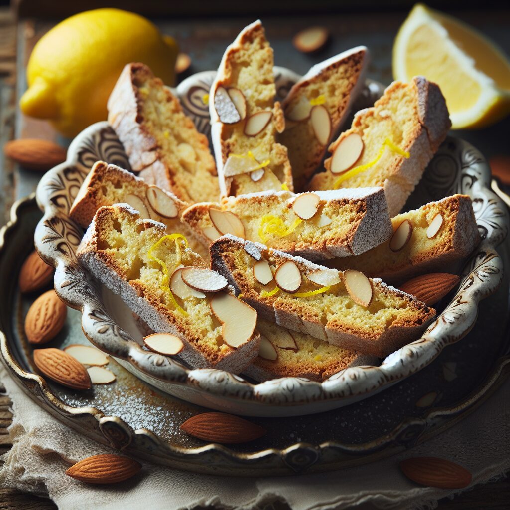 biscotti senza glutine alla farina di mandorle e limone per dolci delicati