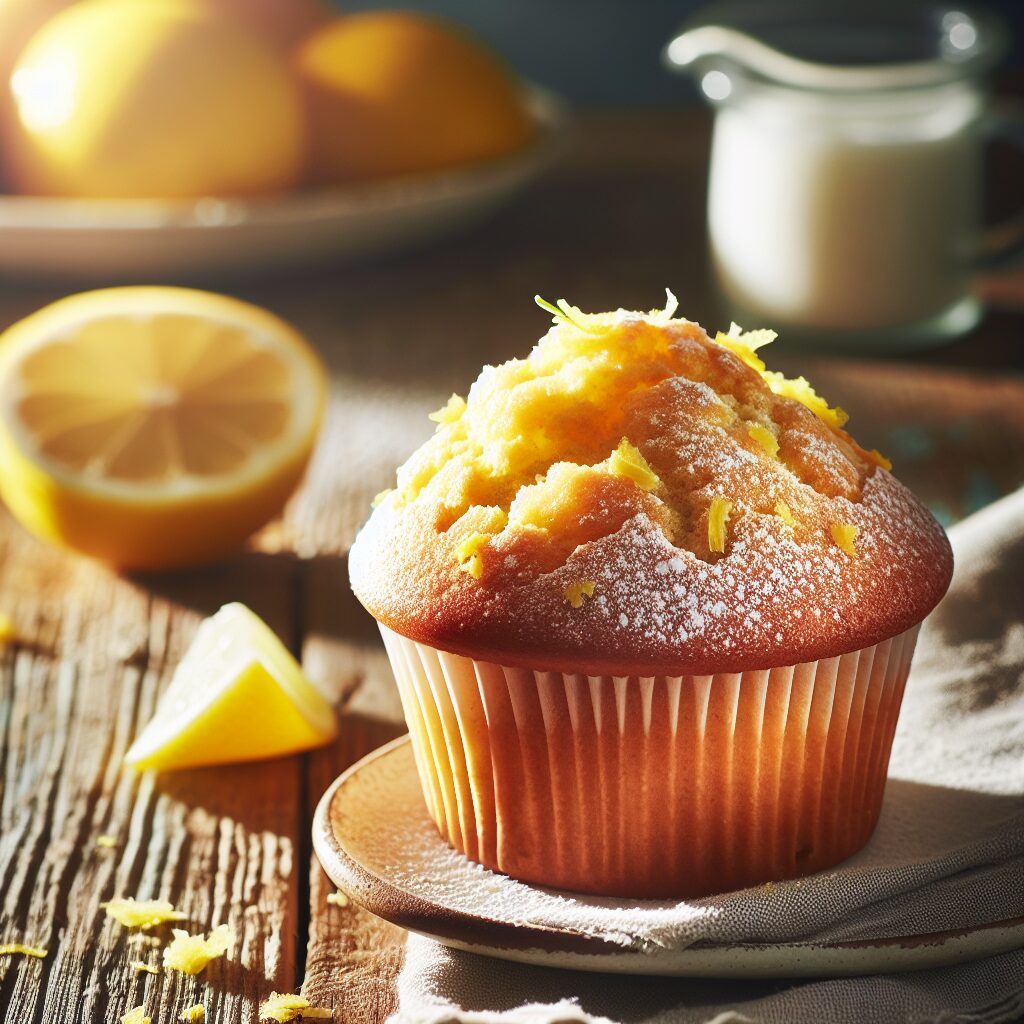 muffin senza glutine al limone e zenzero per colazioni vivaci