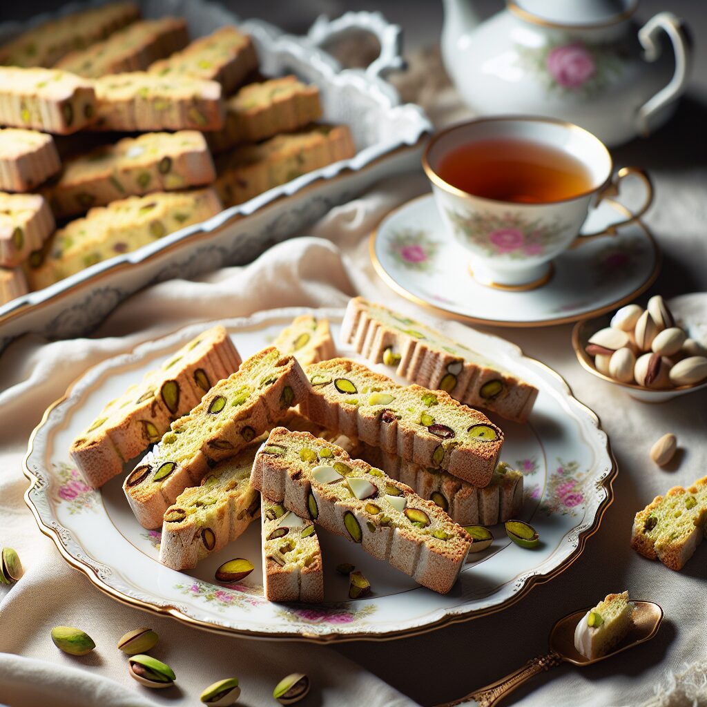 biscotti senza glutine al pistacchio e cioccolato bianco per merende eleganti