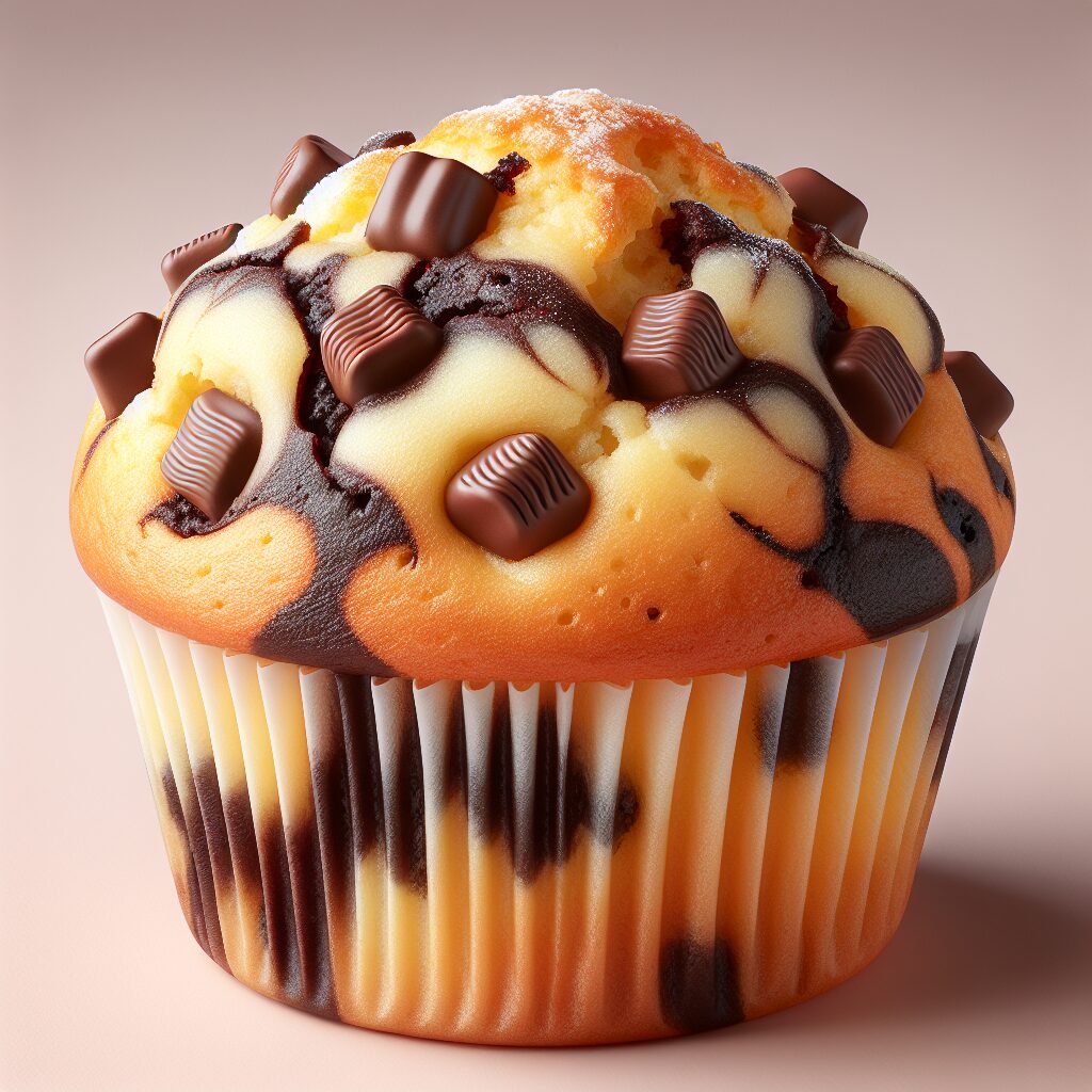 muffin senza glutine alla vaniglia e cioccolato per colazioni golose