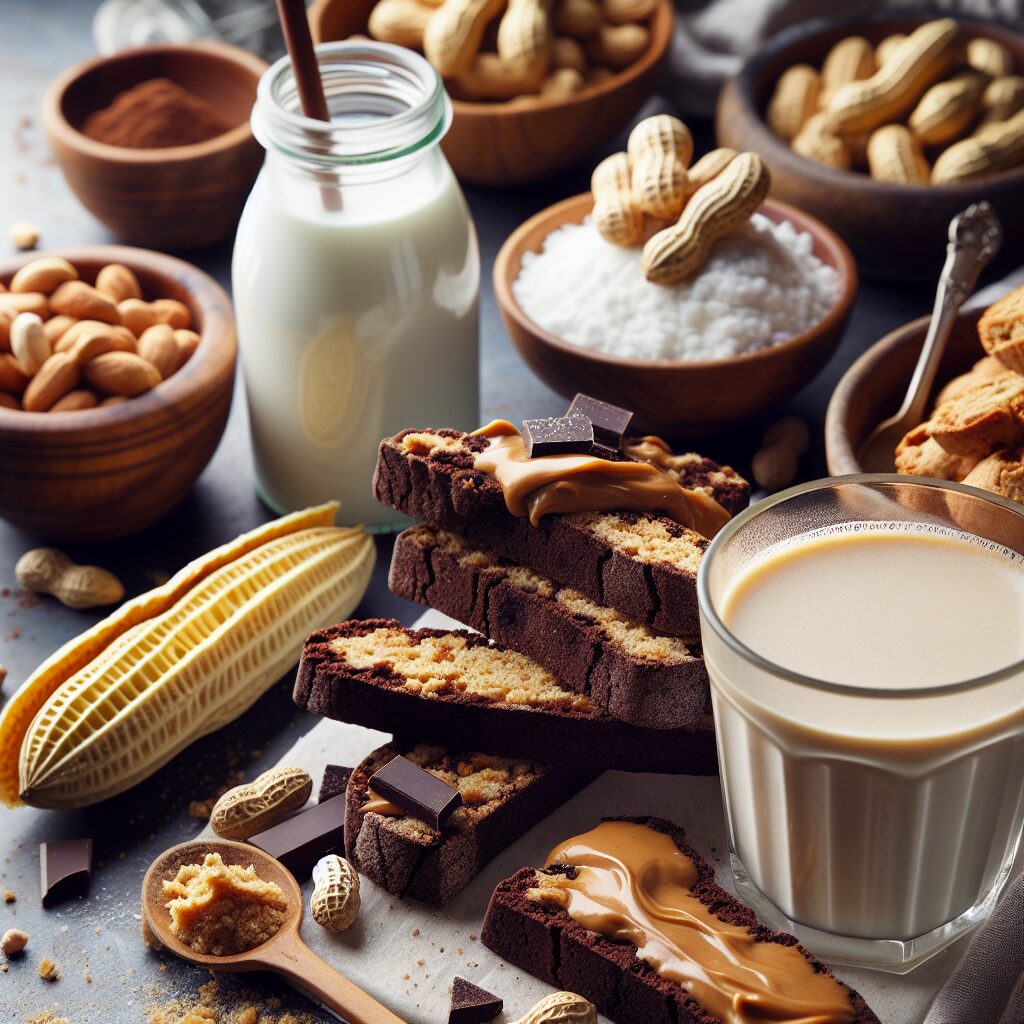 biscotti senza glutine al burro di arachidi e cioccolato per snack energetici