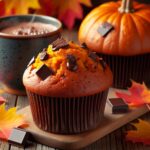 muffin senza glutine alla zucca e cioccolato per colazioni autunnali