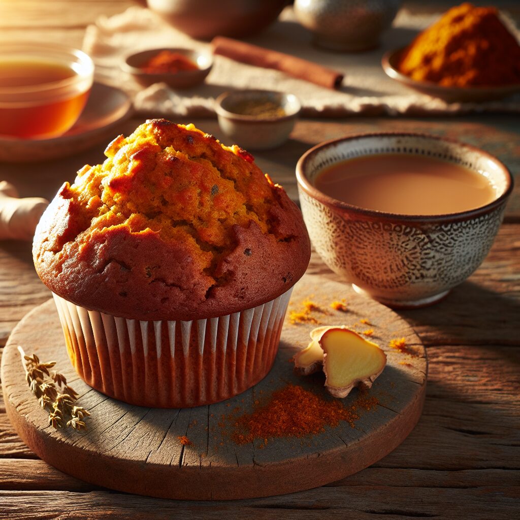 muffin senza glutine alla carota e zenzero per colazioni speziate