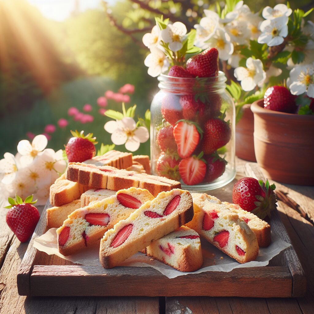 biscotti senza glutine alla vaniglia e fragola per merende primaverili