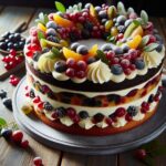 torta senza glutine ai frutti di bosco e crema chantilly per celebrazioni speciali