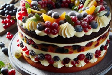 torta senza glutine ai frutti di bosco e crema chantilly per celebrazioni speciali