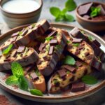 biscotti senza glutine al cioccolato e menta per uno snack rinfrescante e goloso