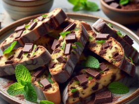 biscotti senza glutine al cioccolato e menta per uno snack rinfrescante e goloso