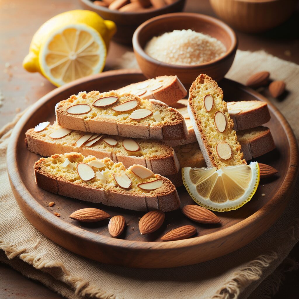 biscotti senza glutine alla farina di mandorle e limone per dolci leggeri