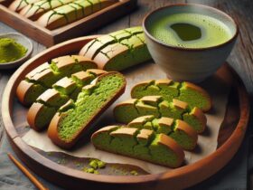 biscotti senza glutine al tè matcha per merende originali