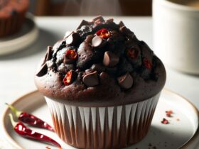 muffin senza glutine al cioccolato e peperoncino per una colazione audace